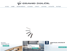 Tablet Screenshot of grandsoleil-france.com